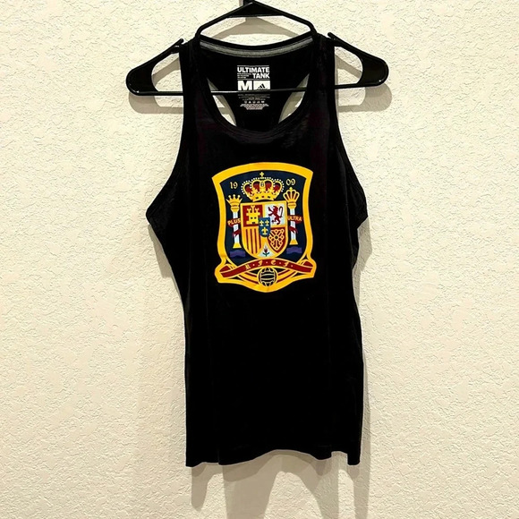 adidas Tops - Adidas Spain International Soccer Ultimate Tank Climalite Black Size Medium